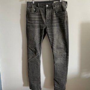 AllSaints men's gray Cigarette jeans, size 32